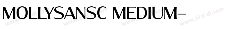 MollySansC Medium字体转换
